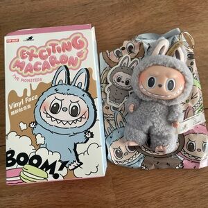 The Monsters Exciting Macaron Series Labubu Sesame Bean